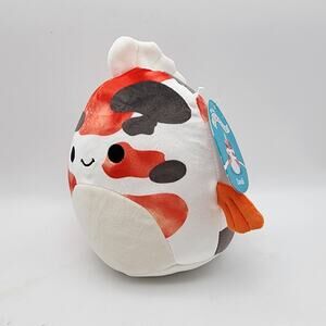 Squishmallow 8" Dandii Koi Fish Plush Stuffed Animal Tri-Color Kellytoy Gift